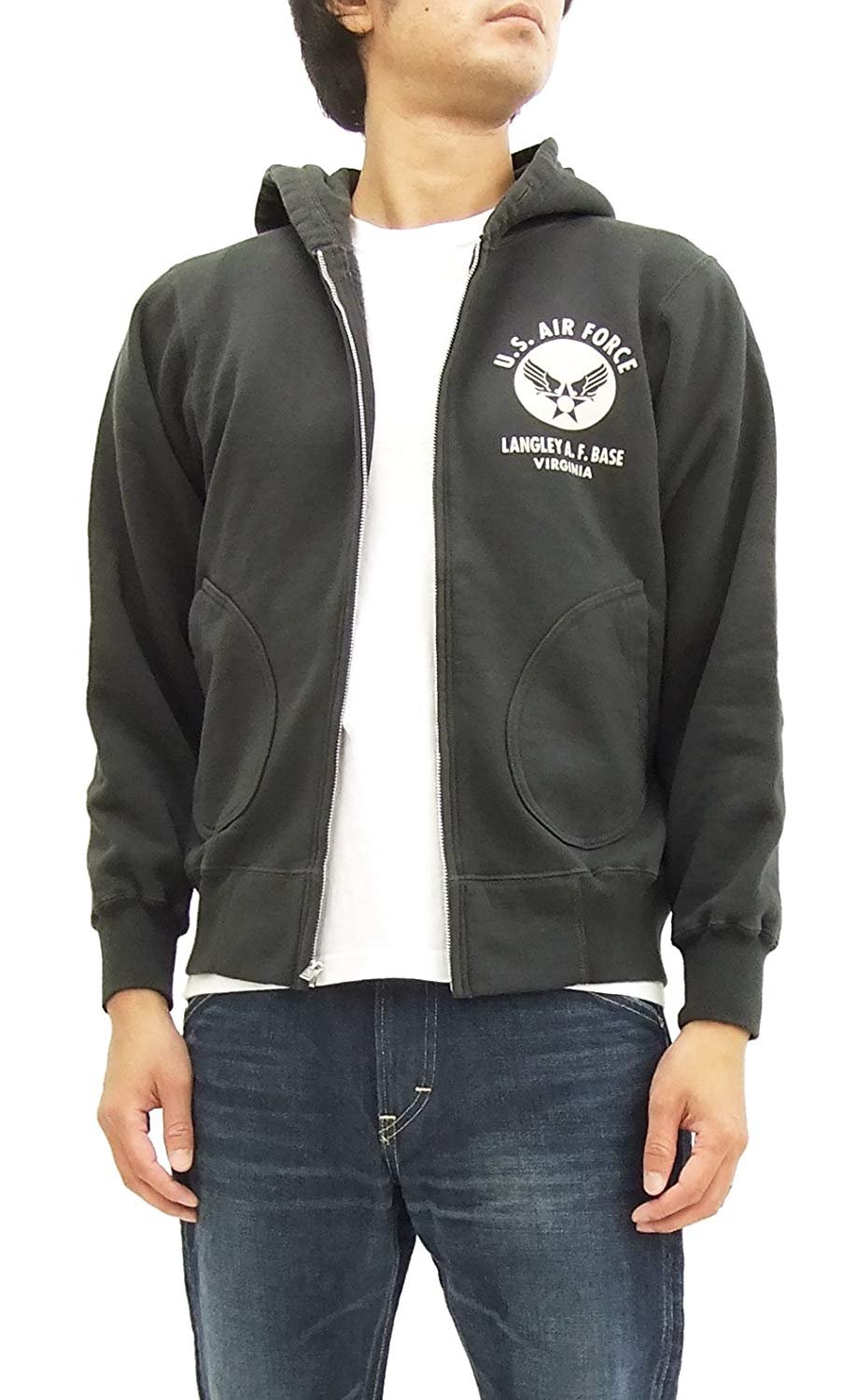 バズリクソンズ スウェットパーカー BR65599 エアフォース メンズ ジップPK #119スミ黒 新品 Amazon.co.jp: [バズリクソンズ] スウェットパーカー BR65599 エア